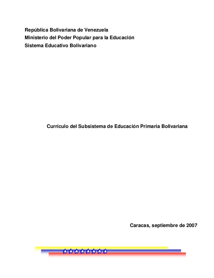Curriculo Educacion Primaria Bolivariana Slideshare | curriculo educacion primaria bolivariana Curriculo Educacion Primaria Bolivariana Slideshare | curriculo educacion primaria bolivariana