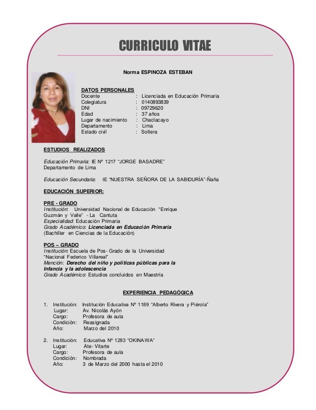 modelo de curriculum vitae docente modelo de curriculum modelo de curriculum vitae docente modelo de curriculum
