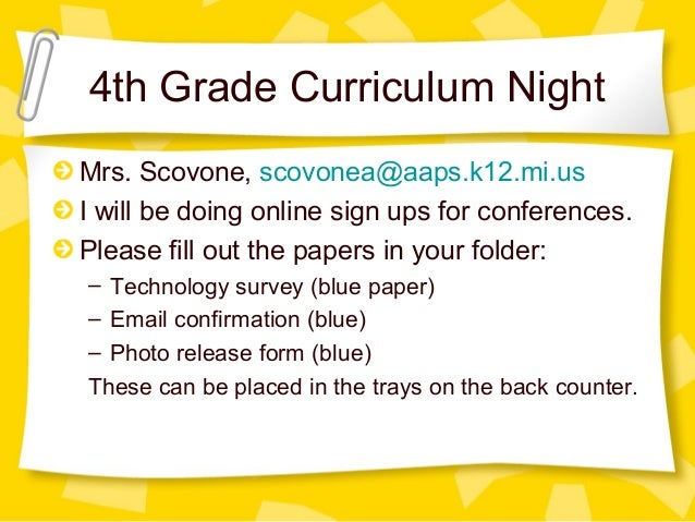 curriculum night clipart - photo #38