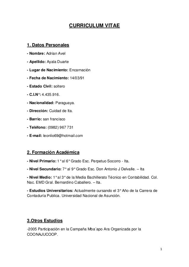 curriculum vitae curriculum vitaee
