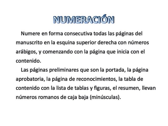 Dé un espacio después de toda marca de
puntuación como sigue:
1. después de comas, dos puntos y punto y
coma;
2. después d...