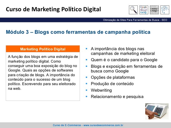 Curso planejamento de marketing