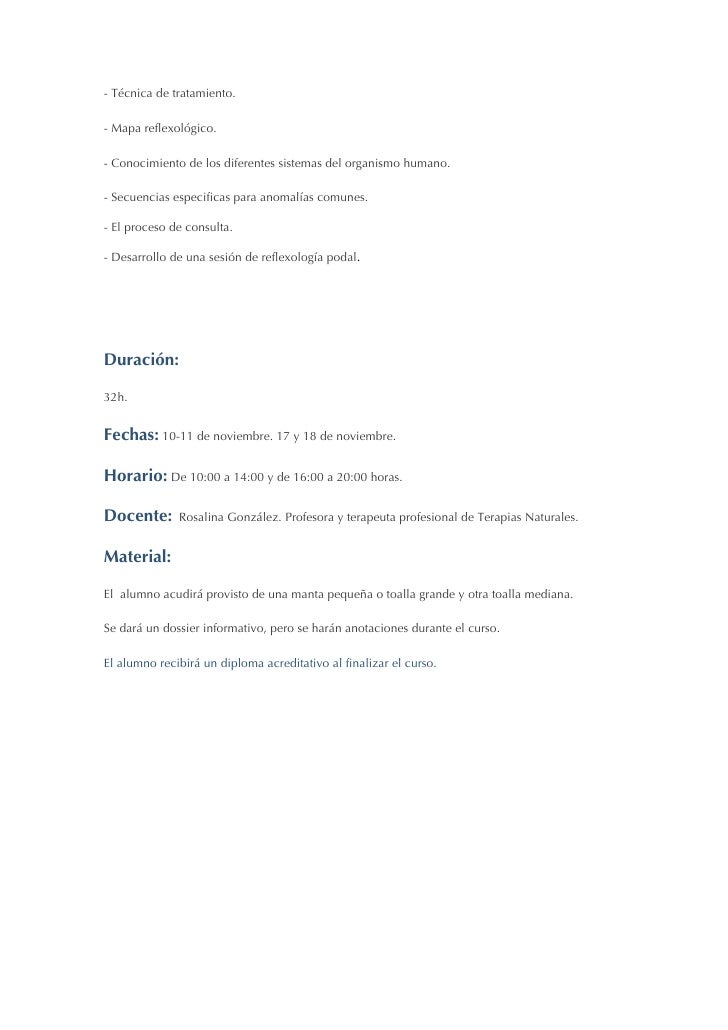 Curso de reflexologia podal