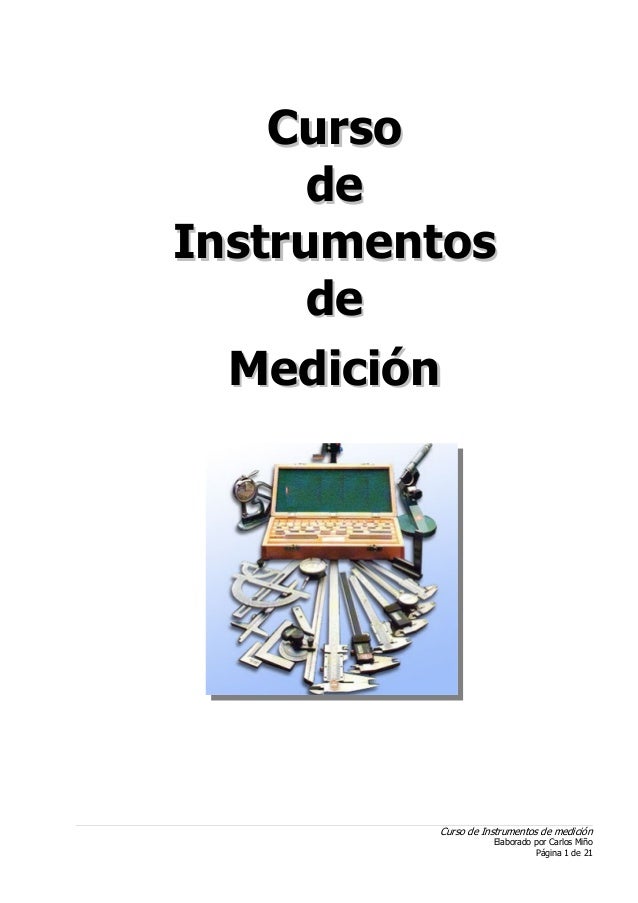 INSTRUMENTOS MEDICION instrumentos medicion:
