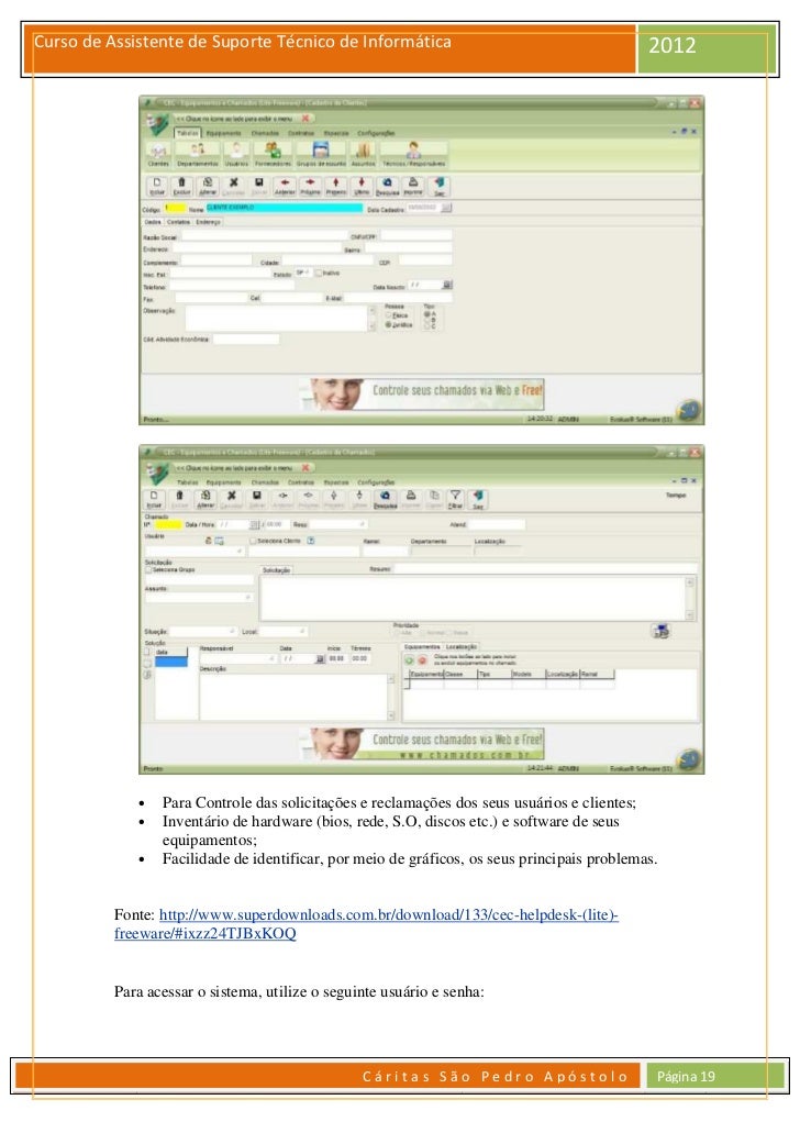Curso de tecnico de informatica