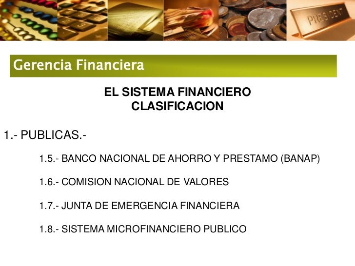 Sistema Nacional De Ahorro Y Prestamo Definicion dinero extra fotografia