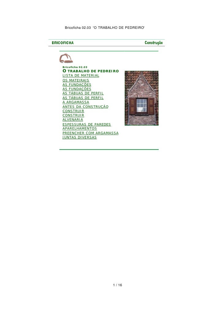 Curso de pedreiro rj