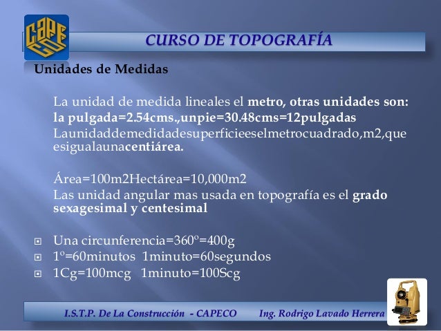Curso de topografia a distancia