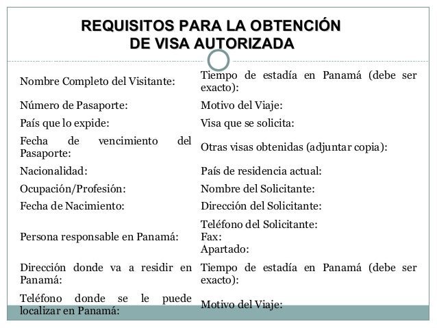 Visas De Turista En Panama Requisitos Extension De Visa De | curso introductorio de derecho migratorio Visas De Turista En Panama Requisitos Extension De Visa De | curso introductorio de derecho migratorio