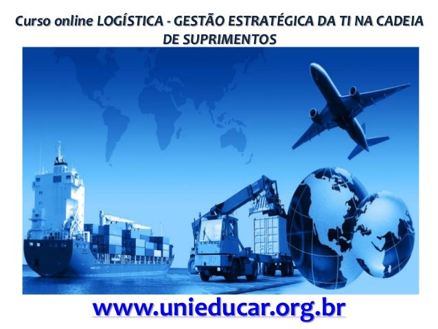 Curso de gestao de logistica