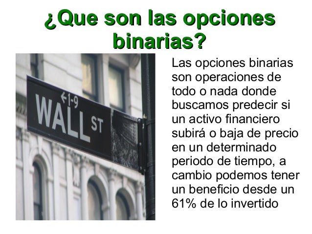 industria de opciones binarias