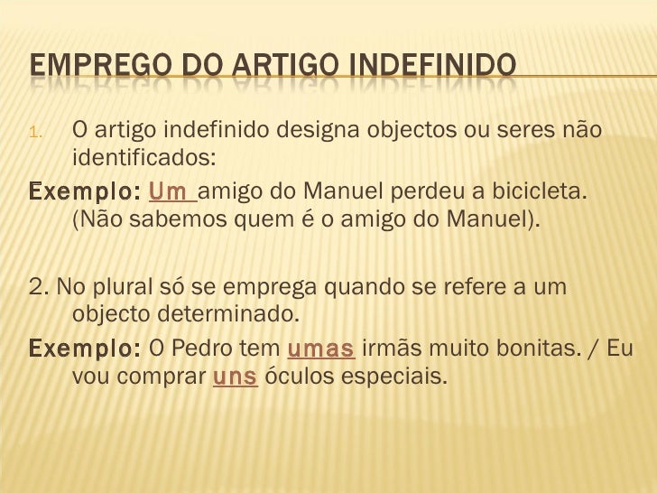 Artigo definido