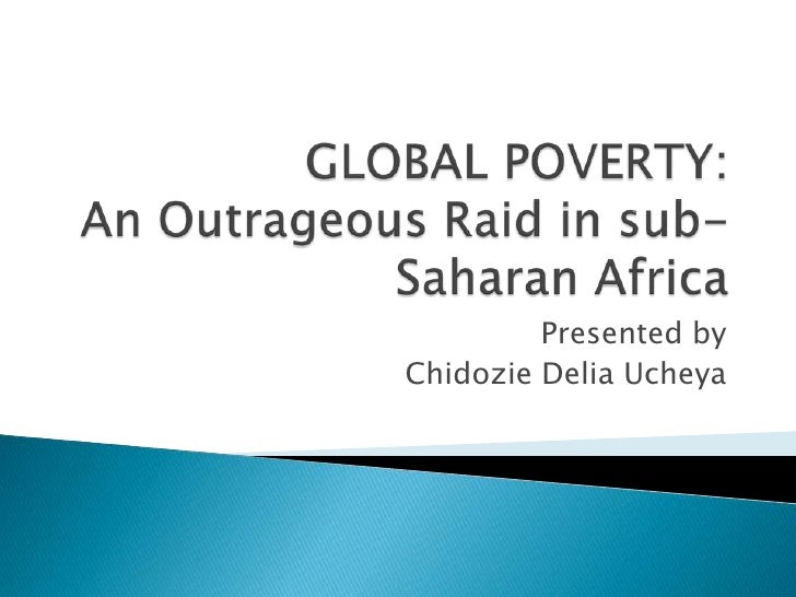 Sub saharan africa and poverty