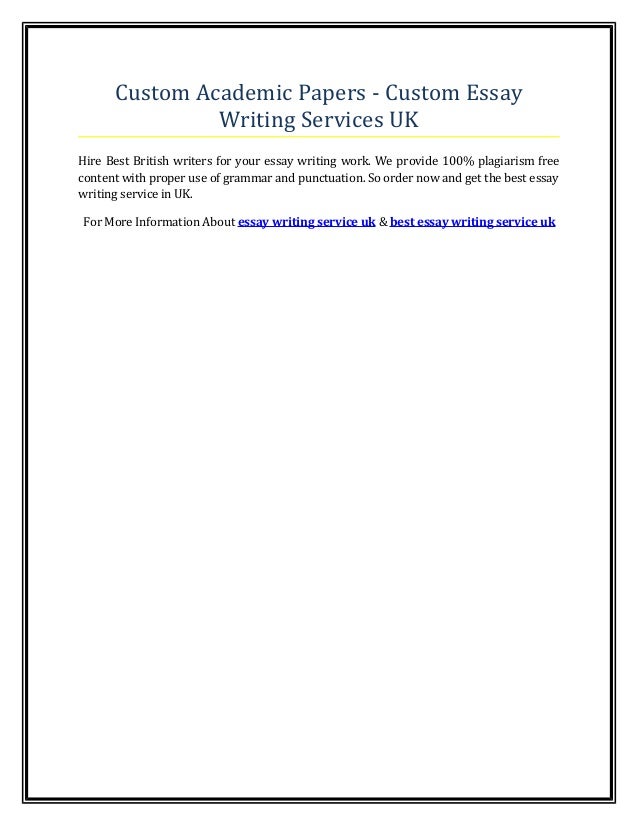 Academic Essay Help