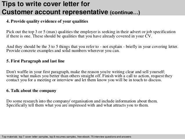 writing a cover letters