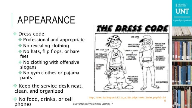 Customer service image dress code