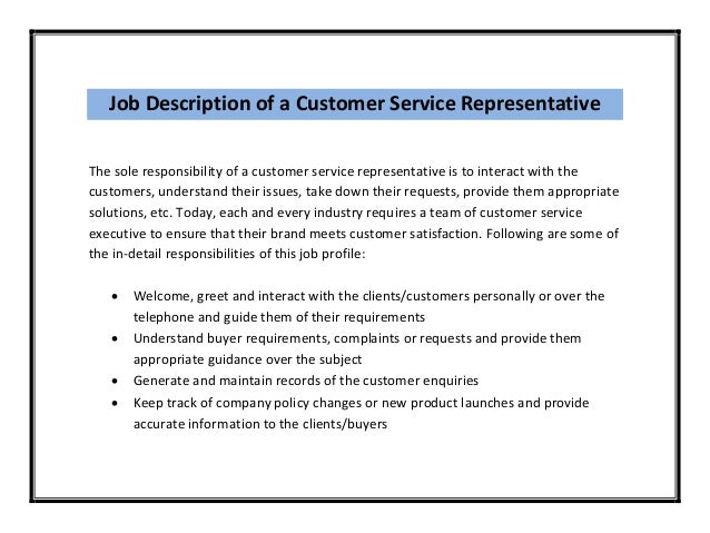 Cover letter resume representative customer service rep sample