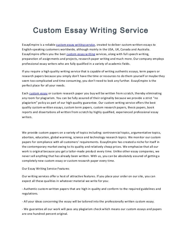 A Conclusion Essay Example