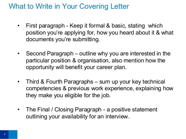 opening sentence for cover letter
