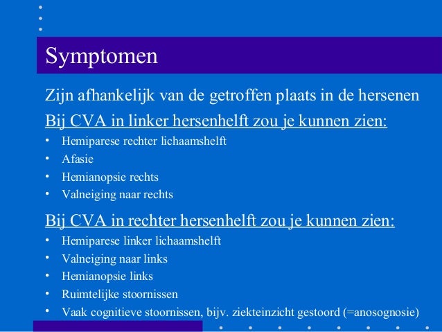 Cva scholing verpleeghuis