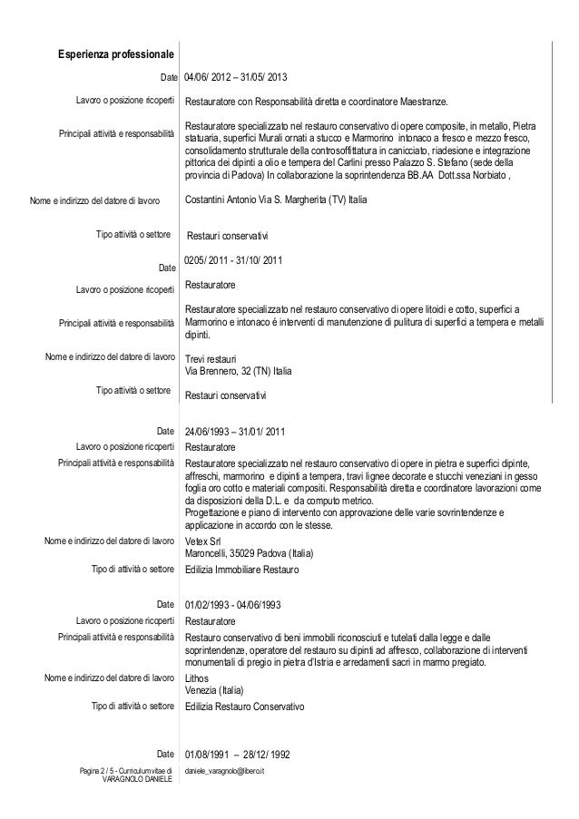 Curriculum vitae restauratore 06 picture