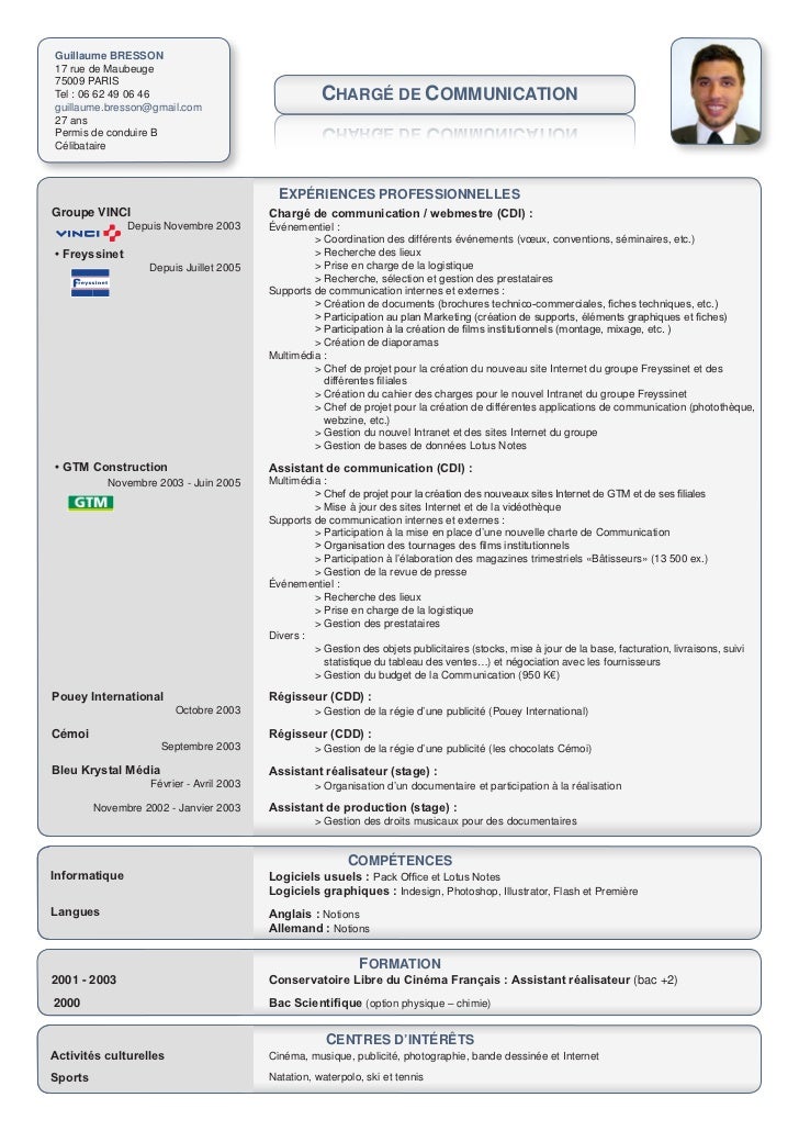 CV  Chargé d'affaires sédentaire  charge de clientèle > SOS Lettre 