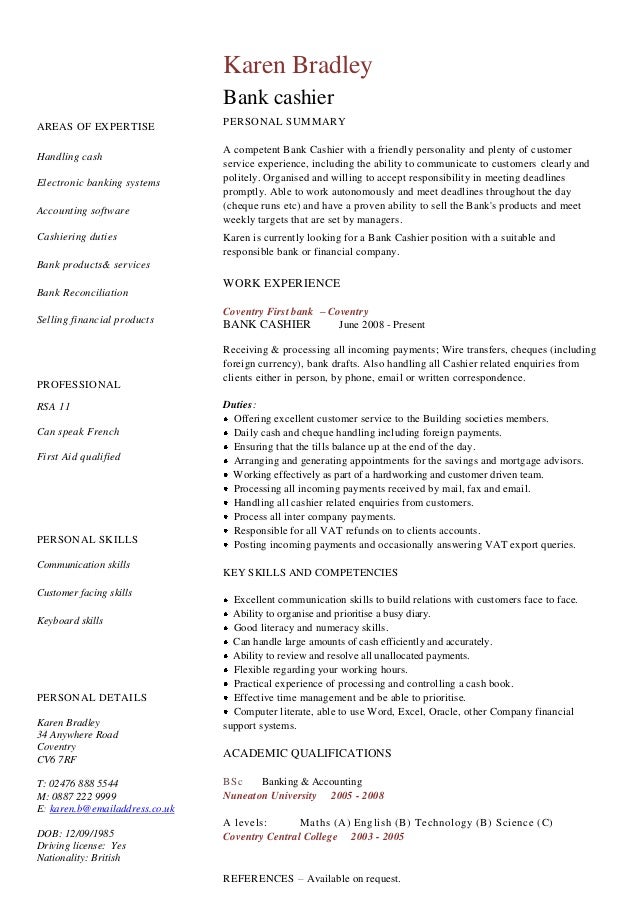 Cv resume examples to download for free