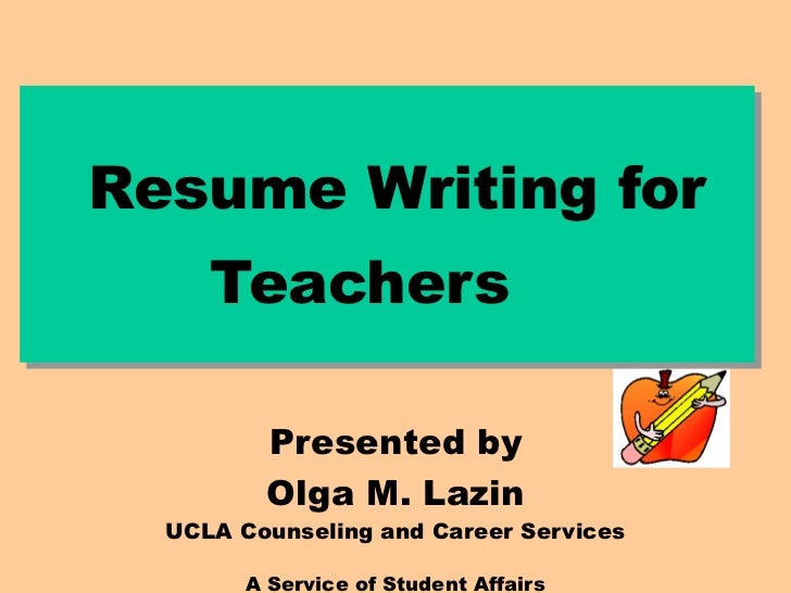 how to write a resume for education jobs