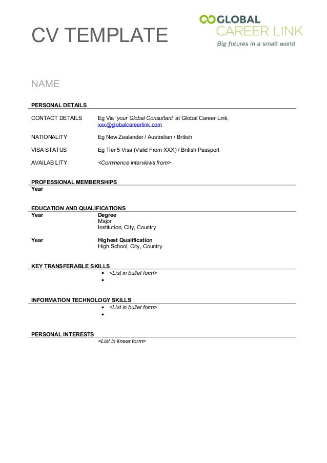 free uk cv template blank cv template free uk free uk cv template blank cv template free uk