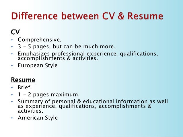 brief resume samples