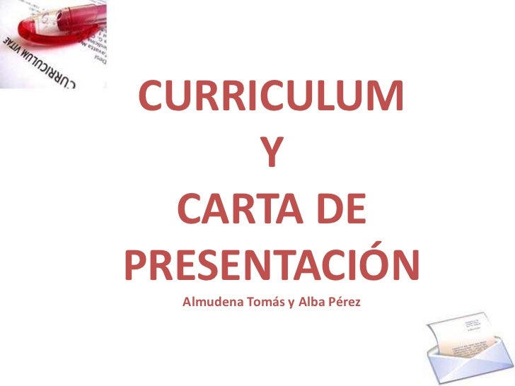 curriculum vitae y carta de presentacion ejemplos