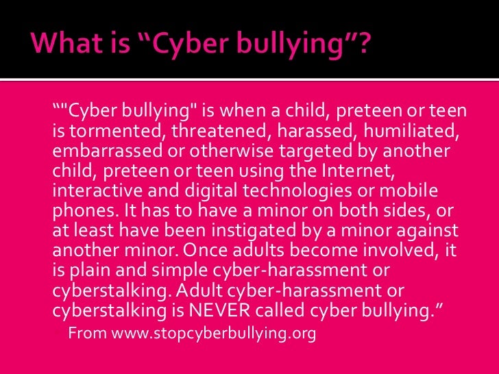 Cyber Bullying Research Paper