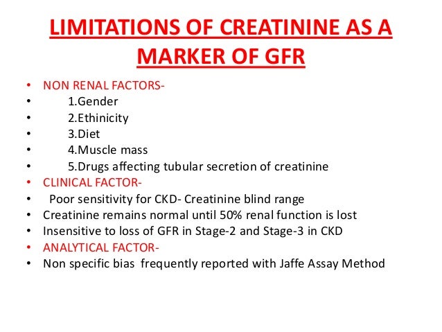 Kidney characteristic Gfr 50