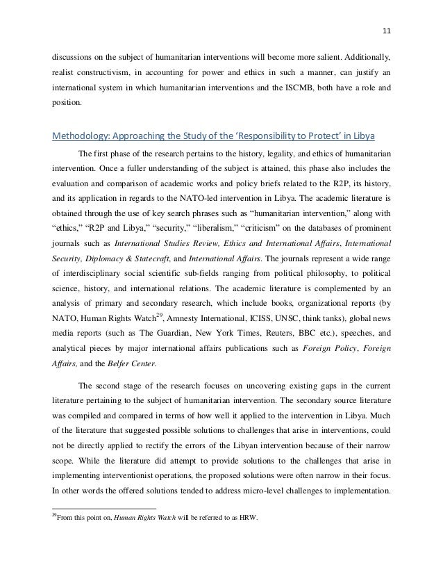 Essay on humanitarian services