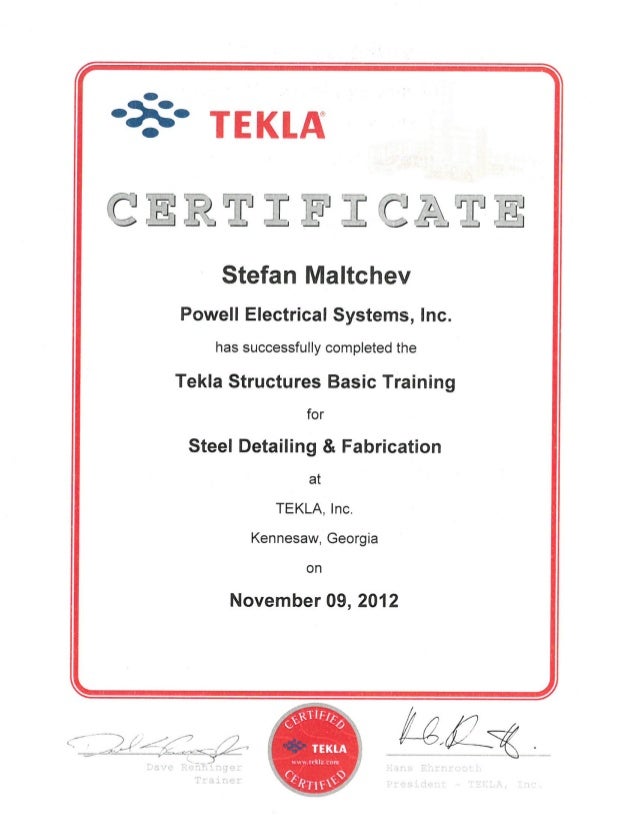 Tekla Basic Training Pdf