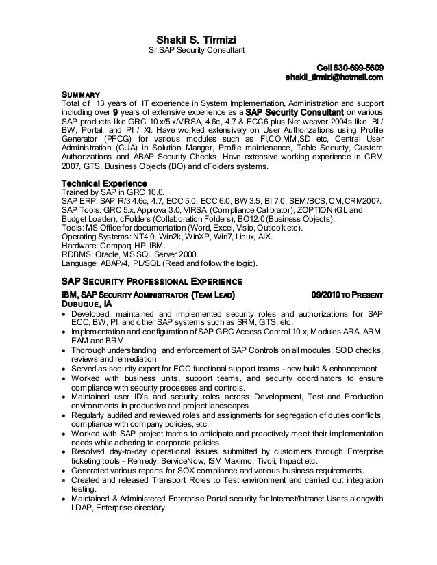 Sap Security Resumes shakil sap security resume Sap Security Resumes shakil sap security resume
