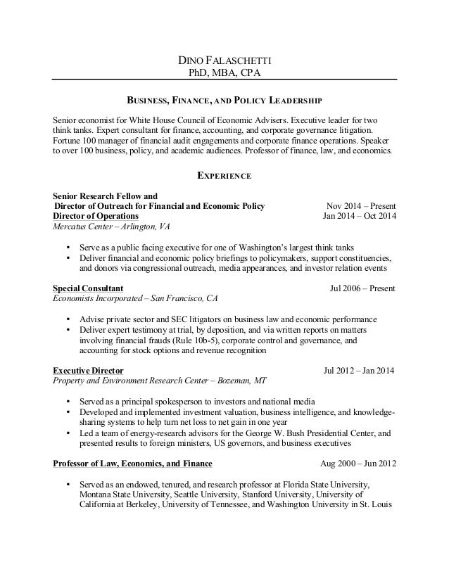 economist resumes