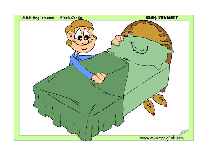 Daily Routines Flashcards