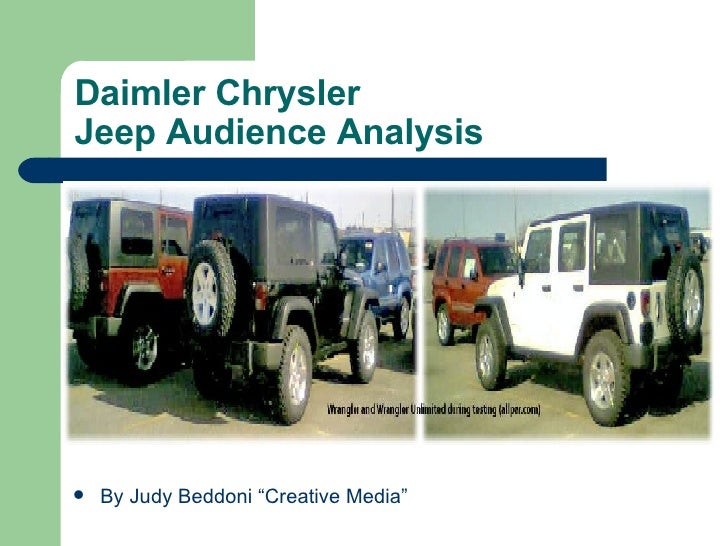 Analysis of daimler chrysler #2