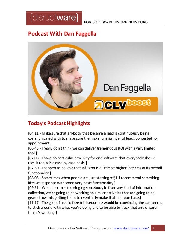 Email Marketing Expert Dan Fagella from CLVboost Discusses Marketing ...