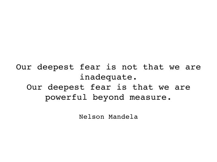 nelson mandela quotes our deepest fear pdf