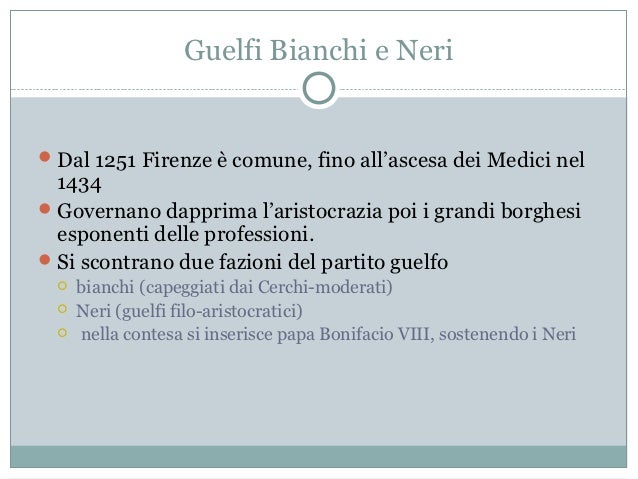 Differenza Tra Guelfi Bianchi E Neri