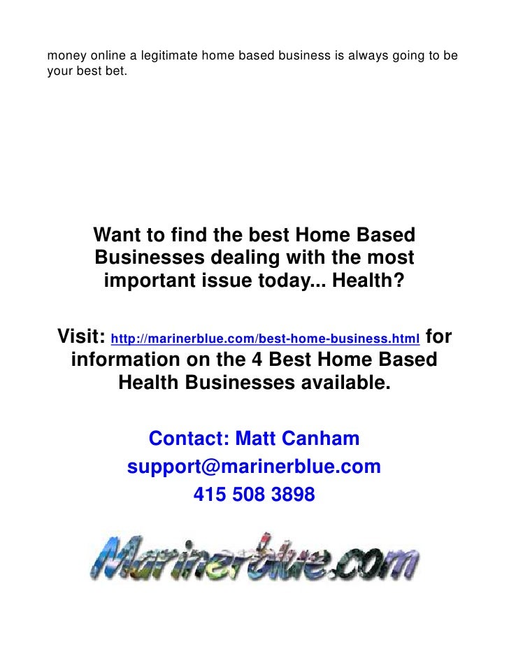 HOME BUSINESS OPPORTUNITY home business opportunity: