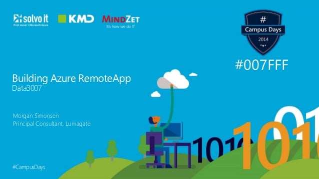 Building Azure RemoteApp - Microsoft Campus Days 2014