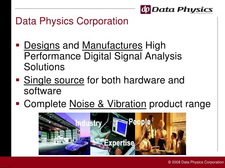 Data Physics Product Presentation
