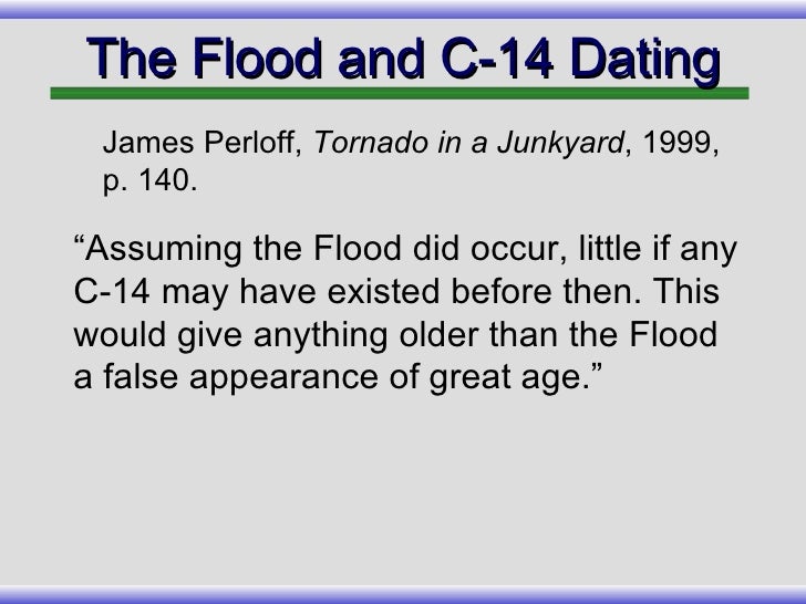 Carbon dating false assumptions