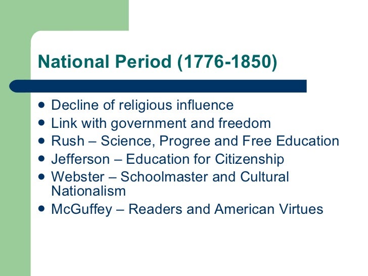 Image result for national period 1776-1850