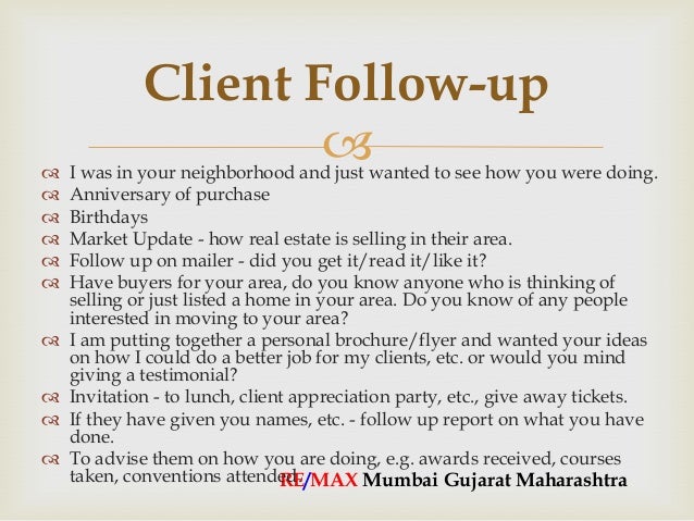 real estate referral letters