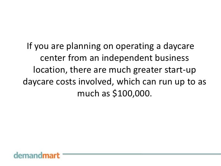 Daycare Center Costs