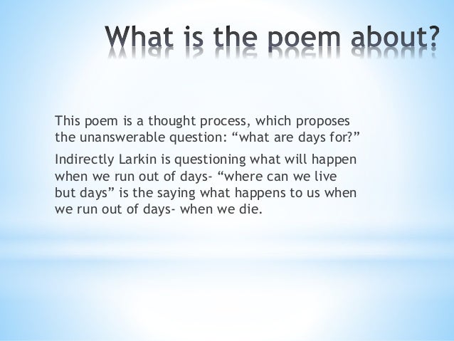 Philip Larkin Essay